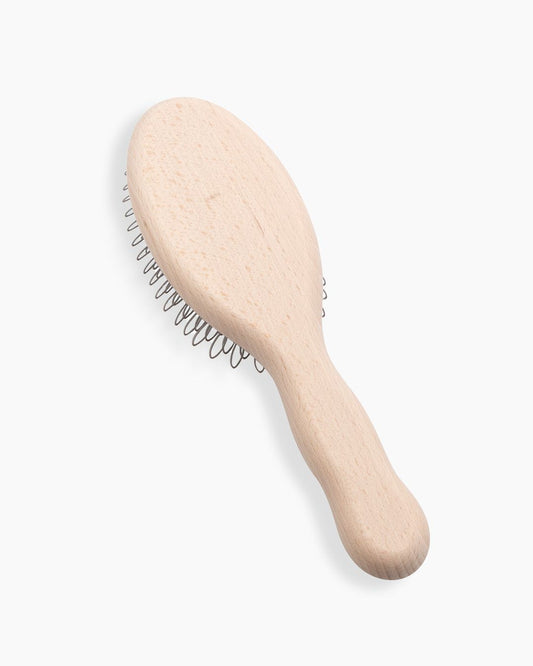 Brosse de protection en bois de hêtre - Filaments bouclés moyens
