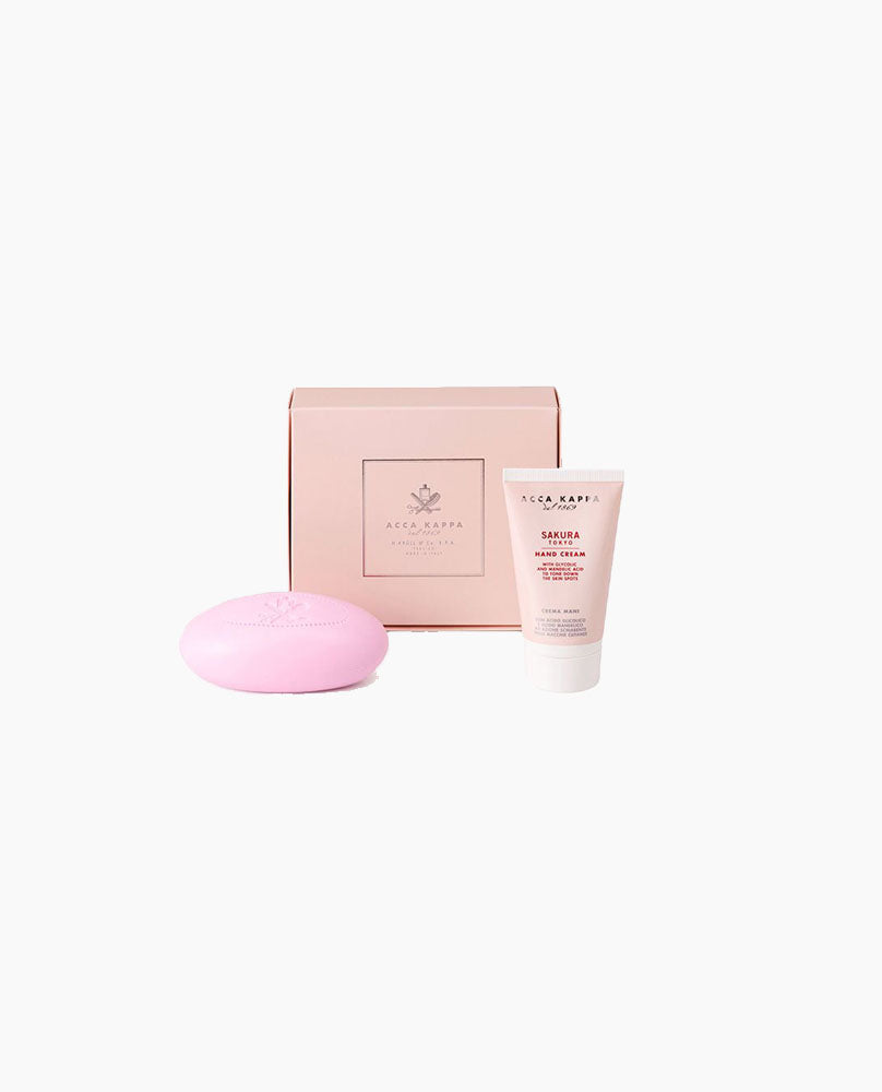 Coffret cadeau Sakura Tokyo - Crème à mains et savon