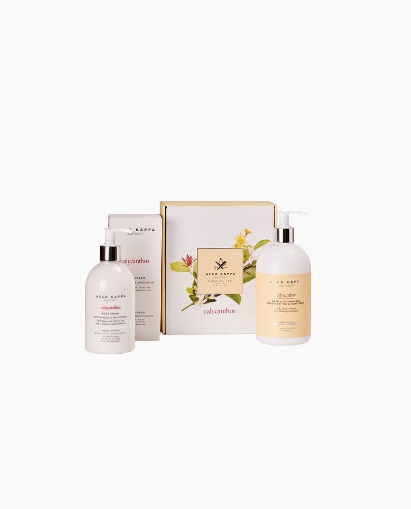 Coffret cadeau Calycanthus - Gel douche et lait corporel