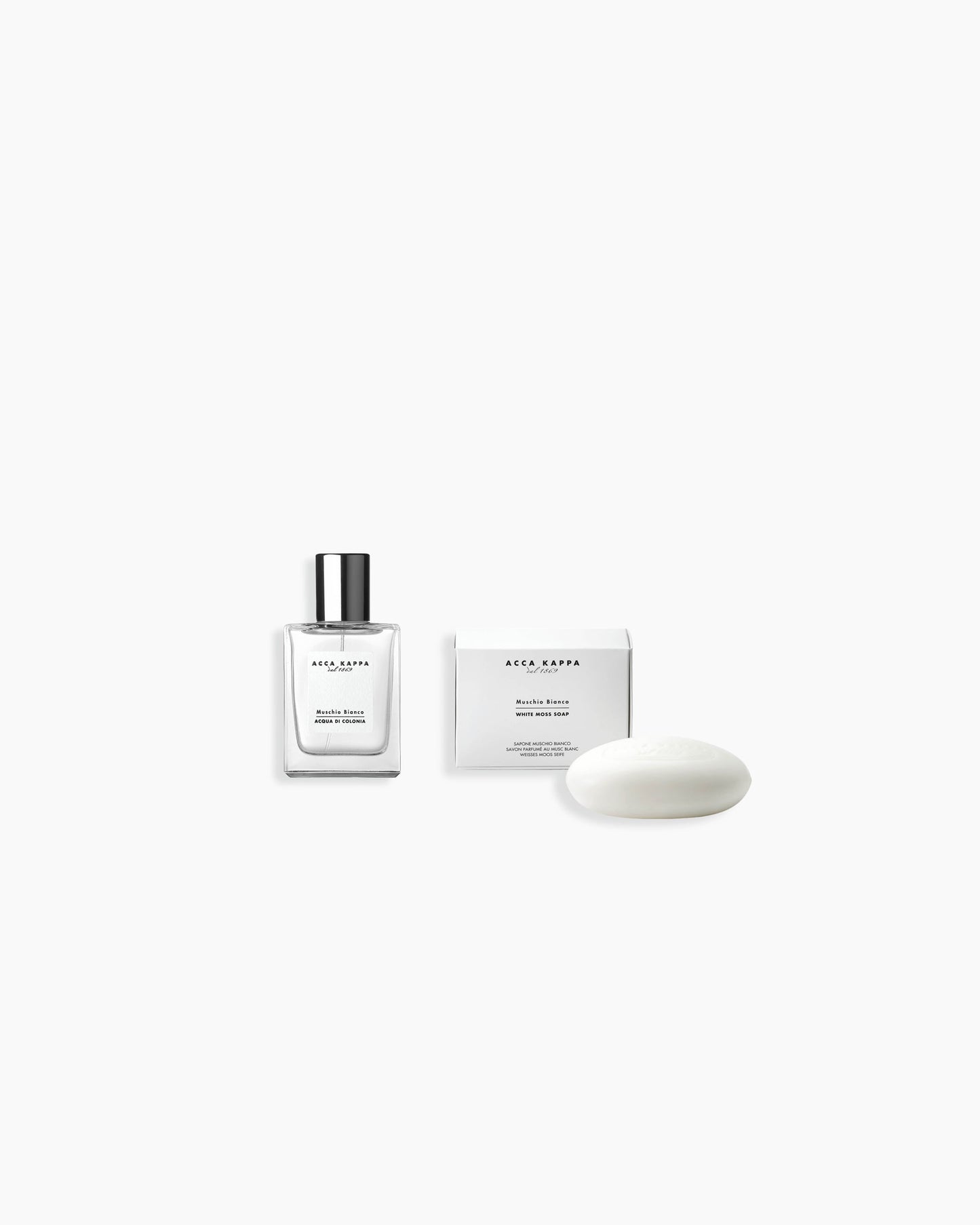 Ensemble cadeau White Moss - Eau de Cologne 50 ml et crème à mains