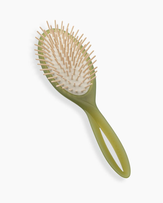 Infinito POP Hairbrush - Forest Green, Hornbeam Pins