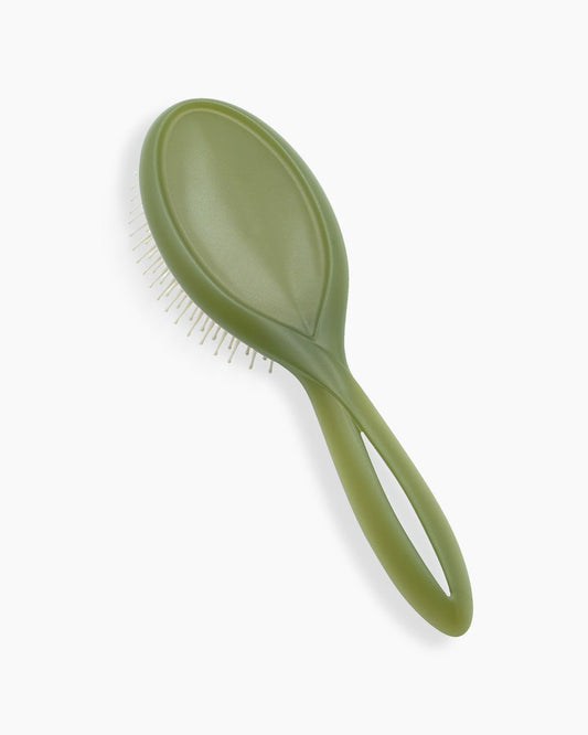 Infinito POP Hairbrush - Forest Green, Plastic Pins