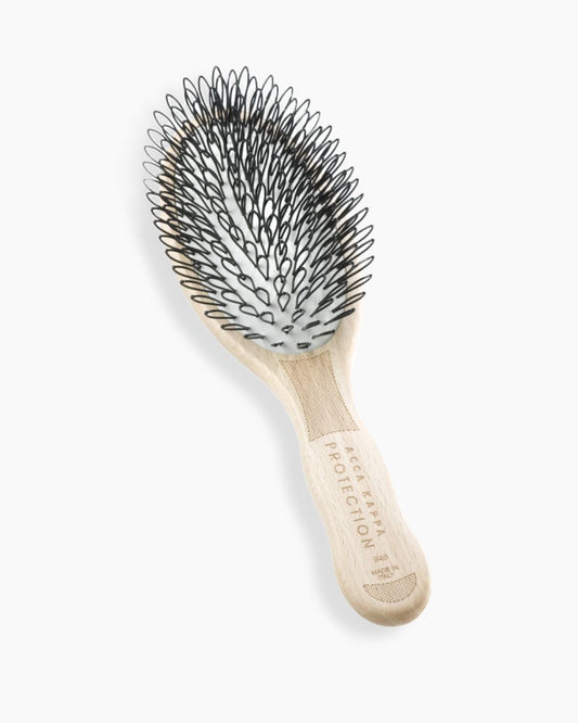 Brosse de protection en bois de hêtre - Filaments bouclés durs