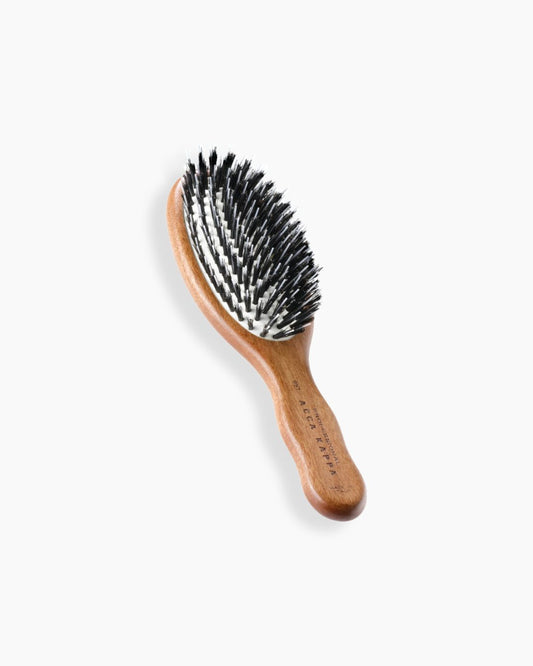 Brosse pneumatique en poils de sanglier et nylon - Format voyage