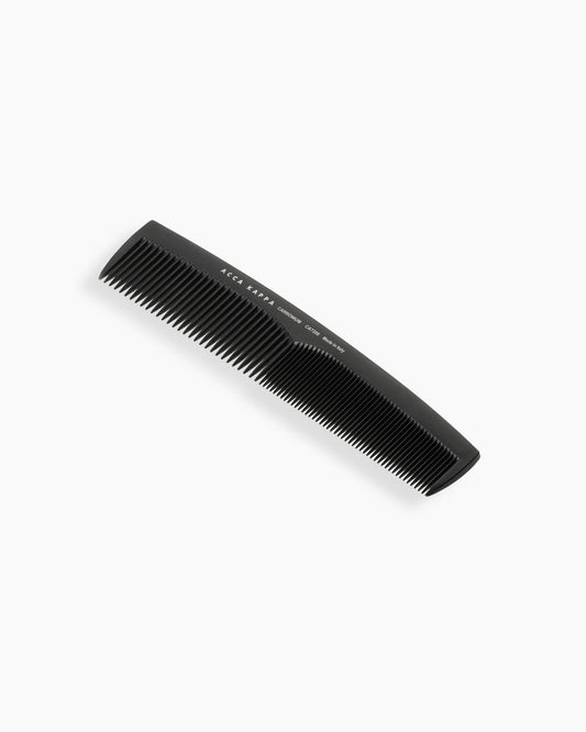 Peigne en carbone à dents fines et moyennes 19,5 cm