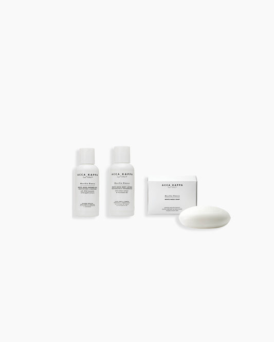 White Moss Gift Set - Showel Gel 100 ml, Body Lotion 100 ml & Soap