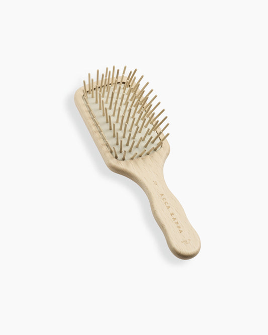 Beechwood Travel Brush With Wood Pins 7.0"
