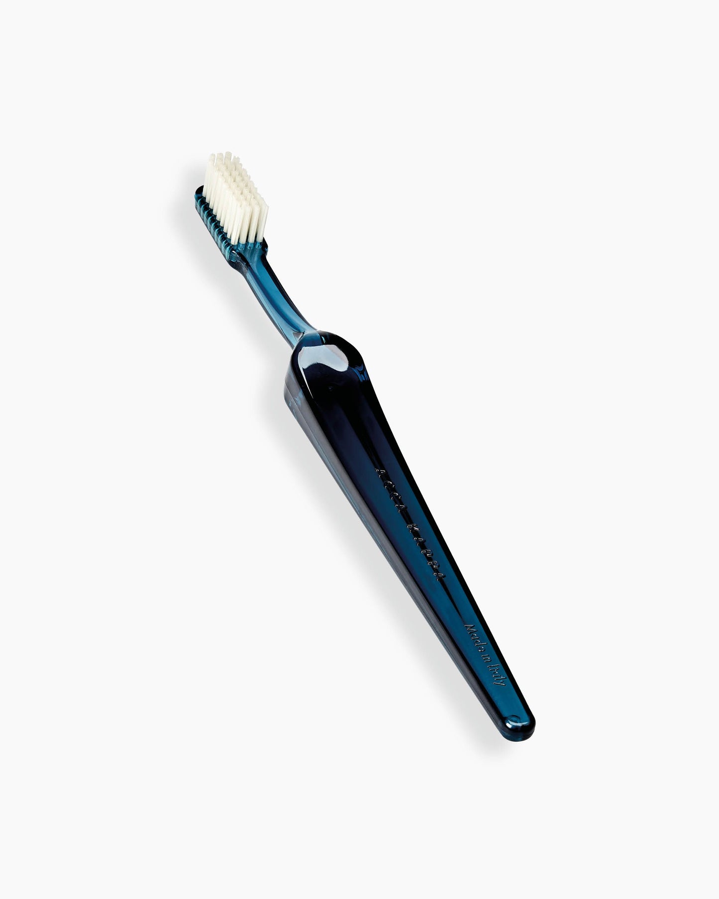 Brosse à dents Lympio - Poils en nylon souple - Bleu océan
