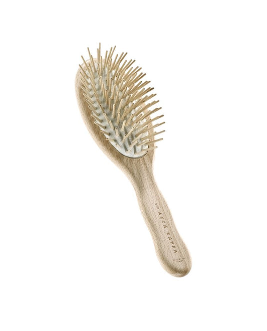 Beechwood Brush With Wood Pins - 8.4"