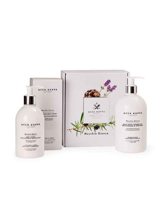 White Moss Gift Box - Shower Gel & Body Lotion